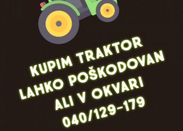 Traktor V Okvari Prodam